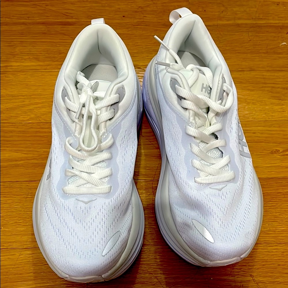 Hoka White Running Shoes